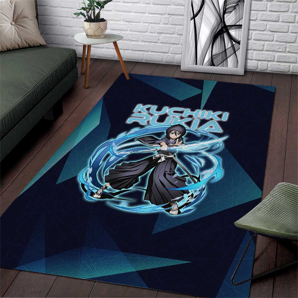 Kuchiki Rukia Bleach Area Rug Frost Aura Anime Energy Style