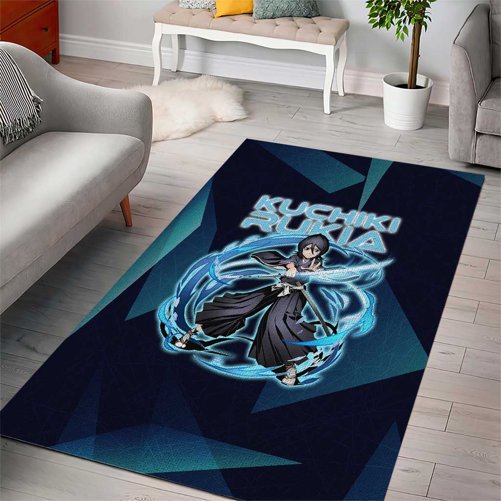 Kuchiki Rukia Bleach Area Rug Frost Aura Anime Energy Style