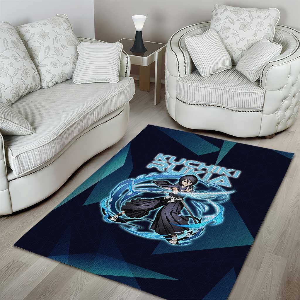 Kuchiki Rukia Bleach Area Rug Frost Aura Anime Energy Style