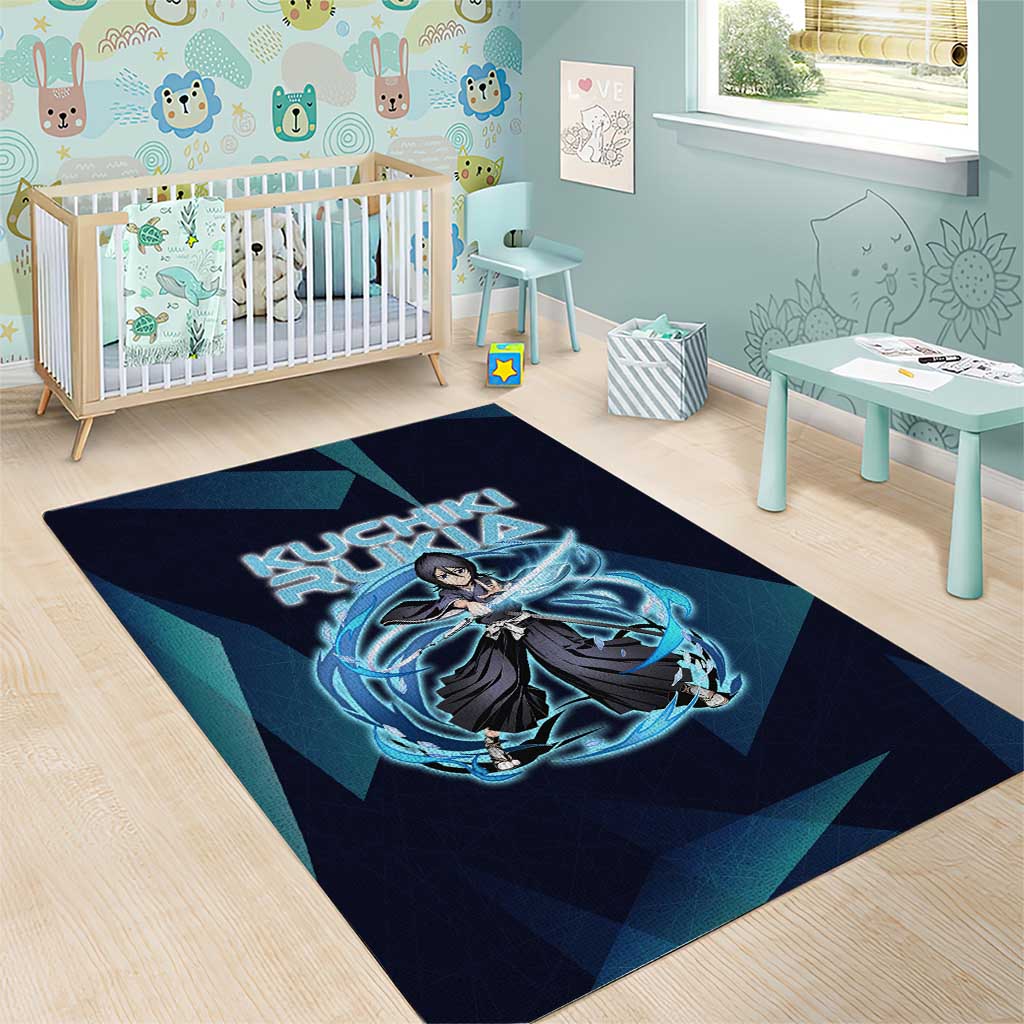 Kuchiki Rukia Bleach Area Rug Frost Aura Anime Energy Style