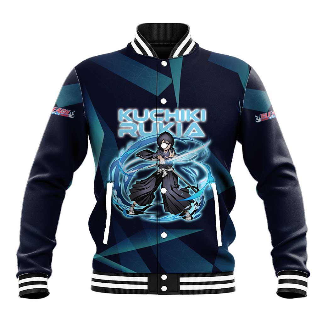 Kuchiki Rukia Bleach Baseball Jacket Frost Aura Anime Energy Style