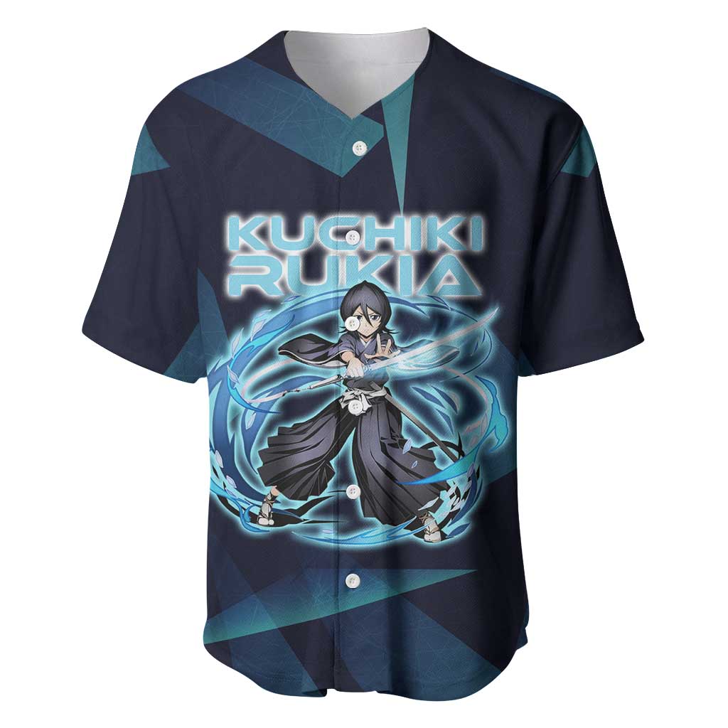 Kuchiki Rukia Bleach Baseball Jersey Frost Aura Anime Energy Style