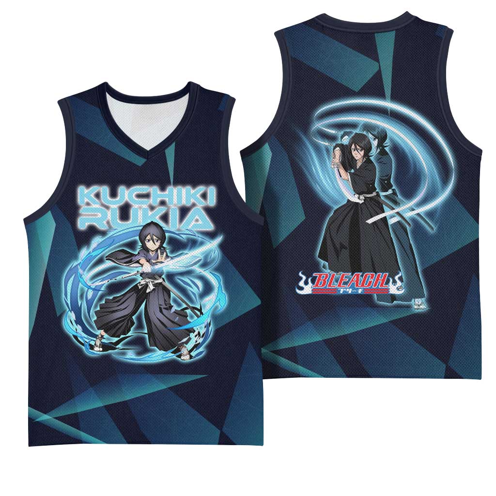 Kuchiki Rukia Bleach Basketball Jersey Frost Aura Anime Energy Style
