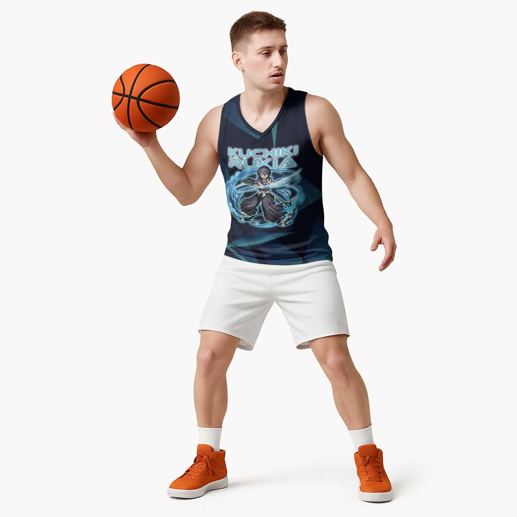 Kuchiki Rukia Bleach Basketball Jersey Frost Aura Anime Energy Style