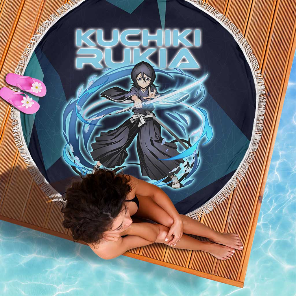 Kuchiki Rukia Bleach Beach Blanket Frost Aura Anime Energy Style