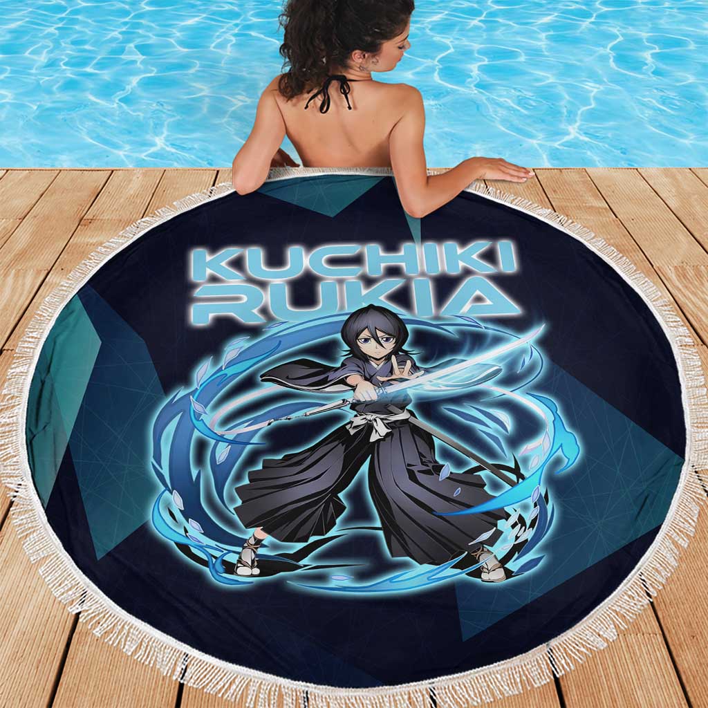 Kuchiki Rukia Bleach Beach Blanket Frost Aura Anime Energy Style