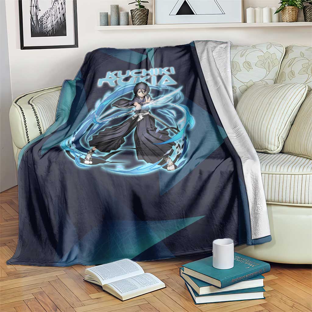 Kuchiki Rukia Bleach Blanket Frost Aura Anime Energy Style