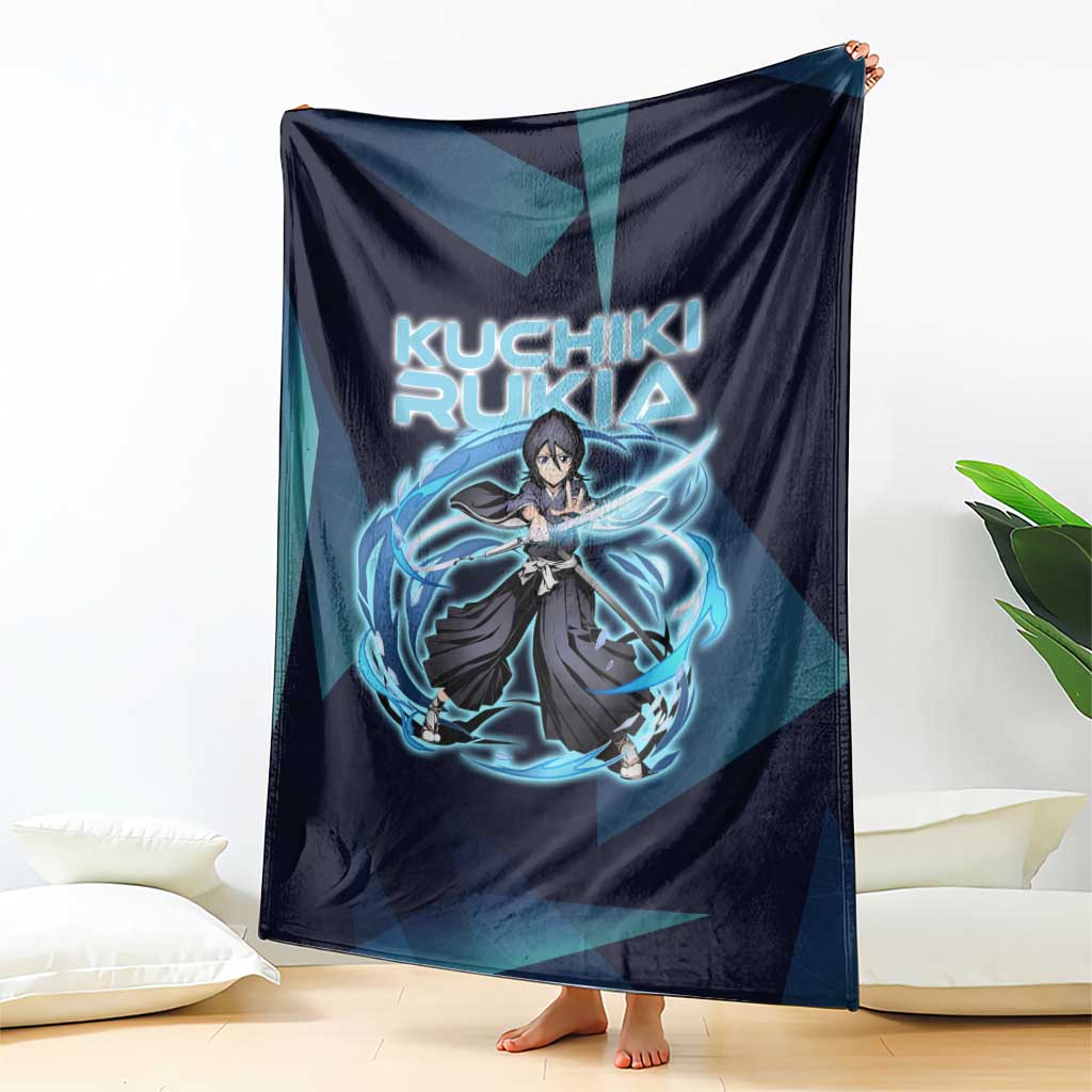 Kuchiki Rukia Bleach Blanket Frost Aura Anime Energy Style