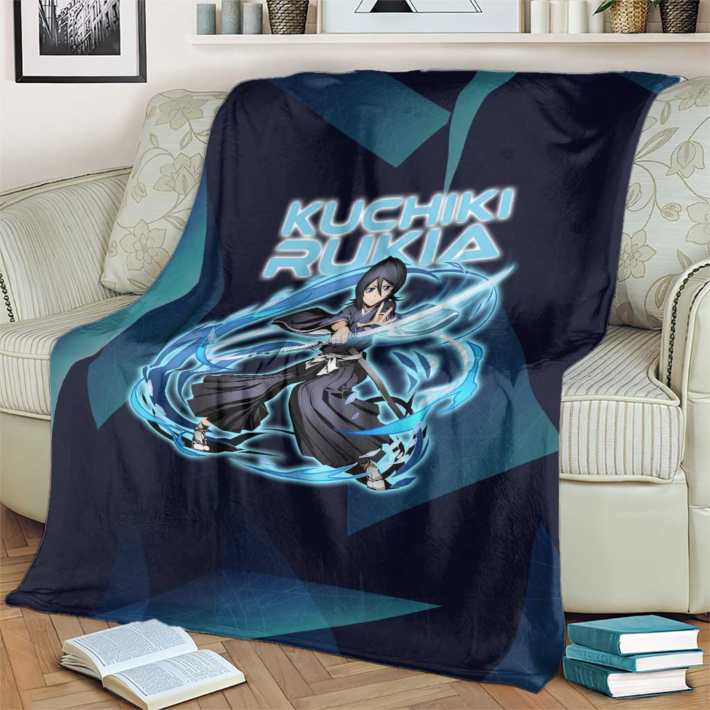 Kuchiki Rukia Bleach Blanket Frost Aura Anime Energy Style