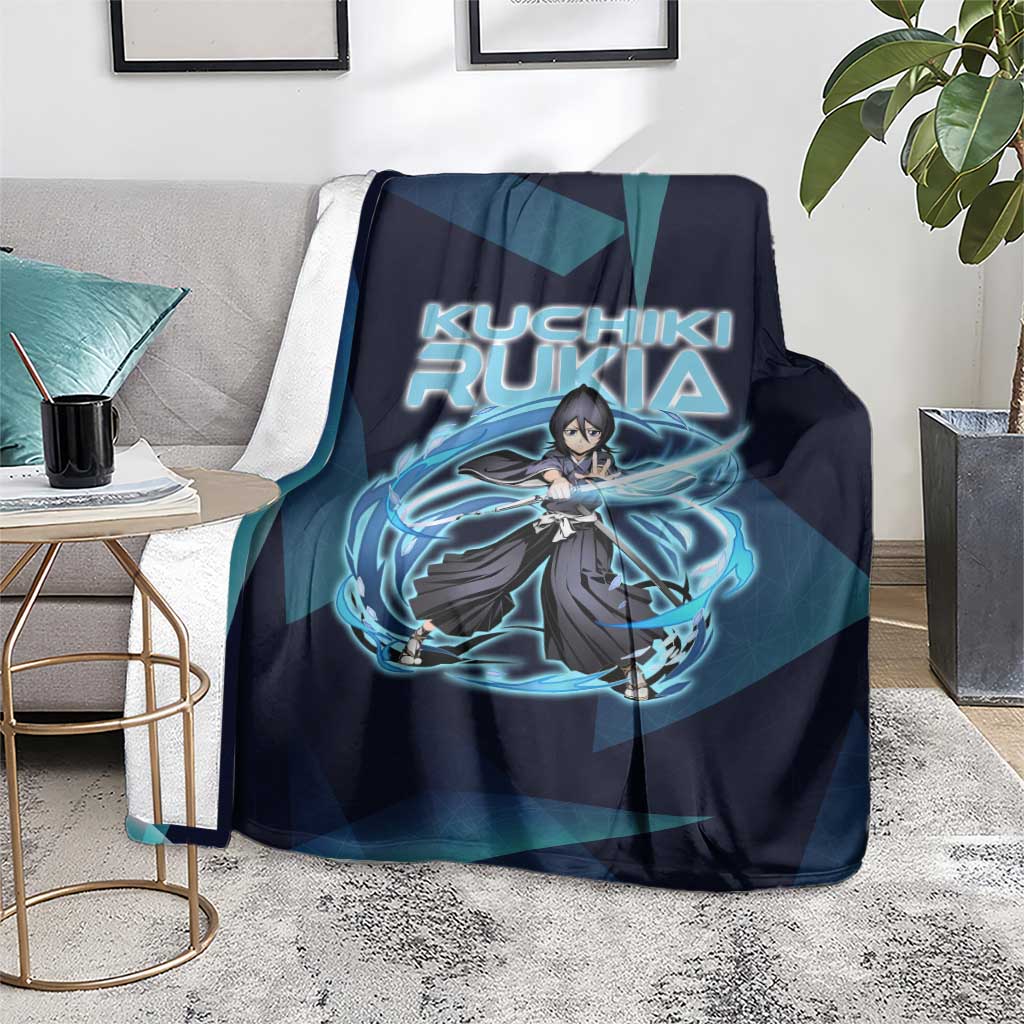 Kuchiki Rukia Bleach Blanket Frost Aura Anime Energy Style