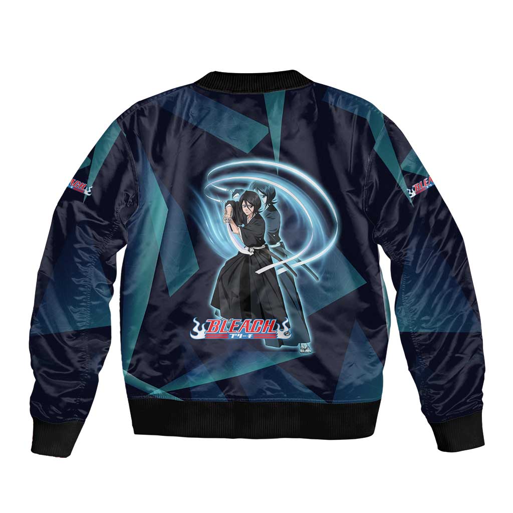 Kuchiki Rukia Bleach Bomber Jacket Frost Aura Anime Energy Style