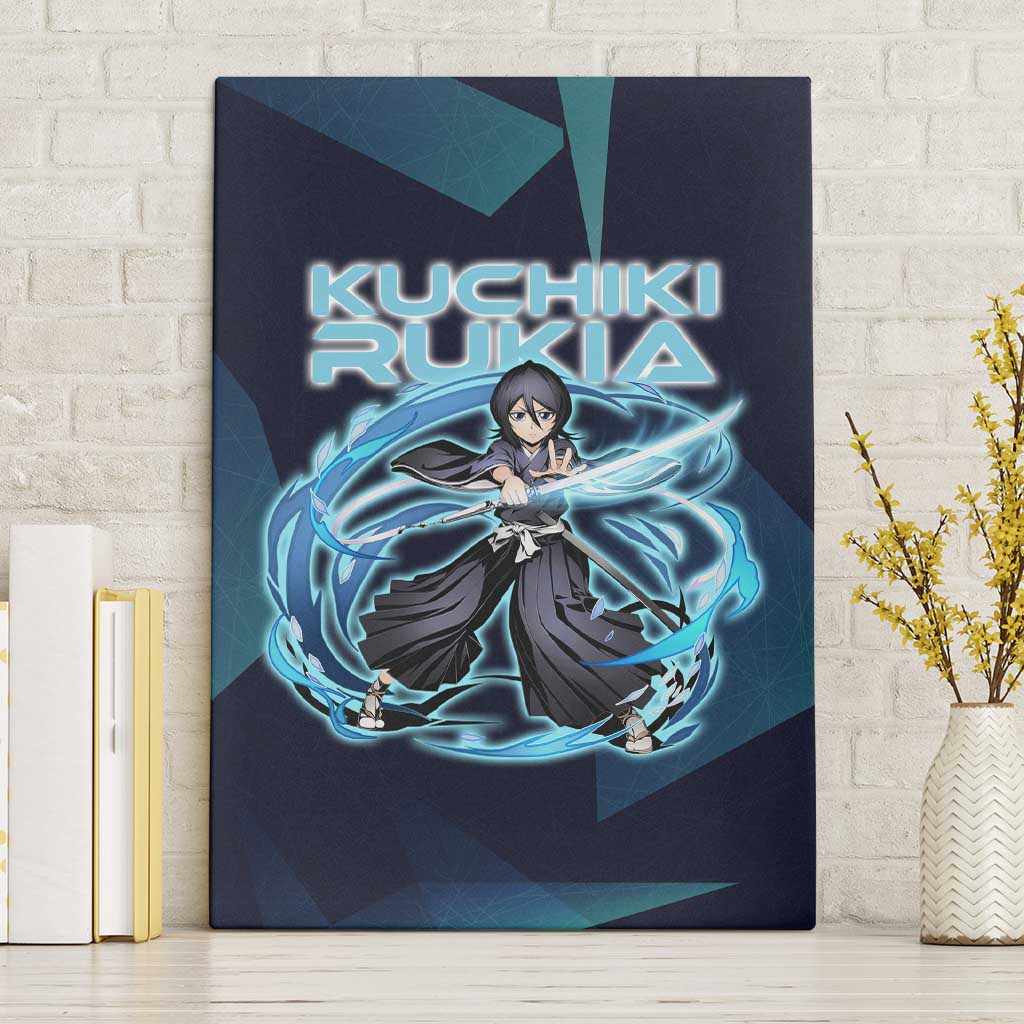 Kuchiki Rukia Bleach Canvas Wall Art Frost Aura Anime Energy Style