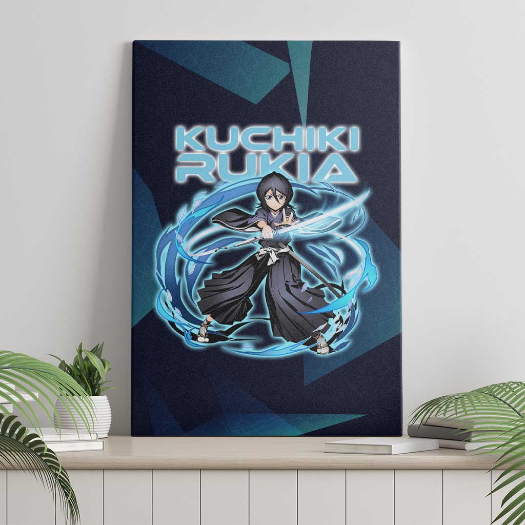 Kuchiki Rukia Bleach Canvas Wall Art Frost Aura Anime Energy Style