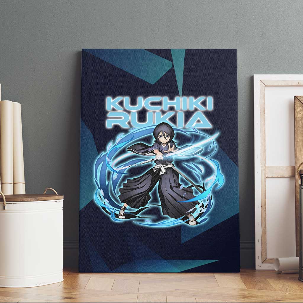Kuchiki Rukia Bleach Canvas Wall Art Frost Aura Anime Energy Style