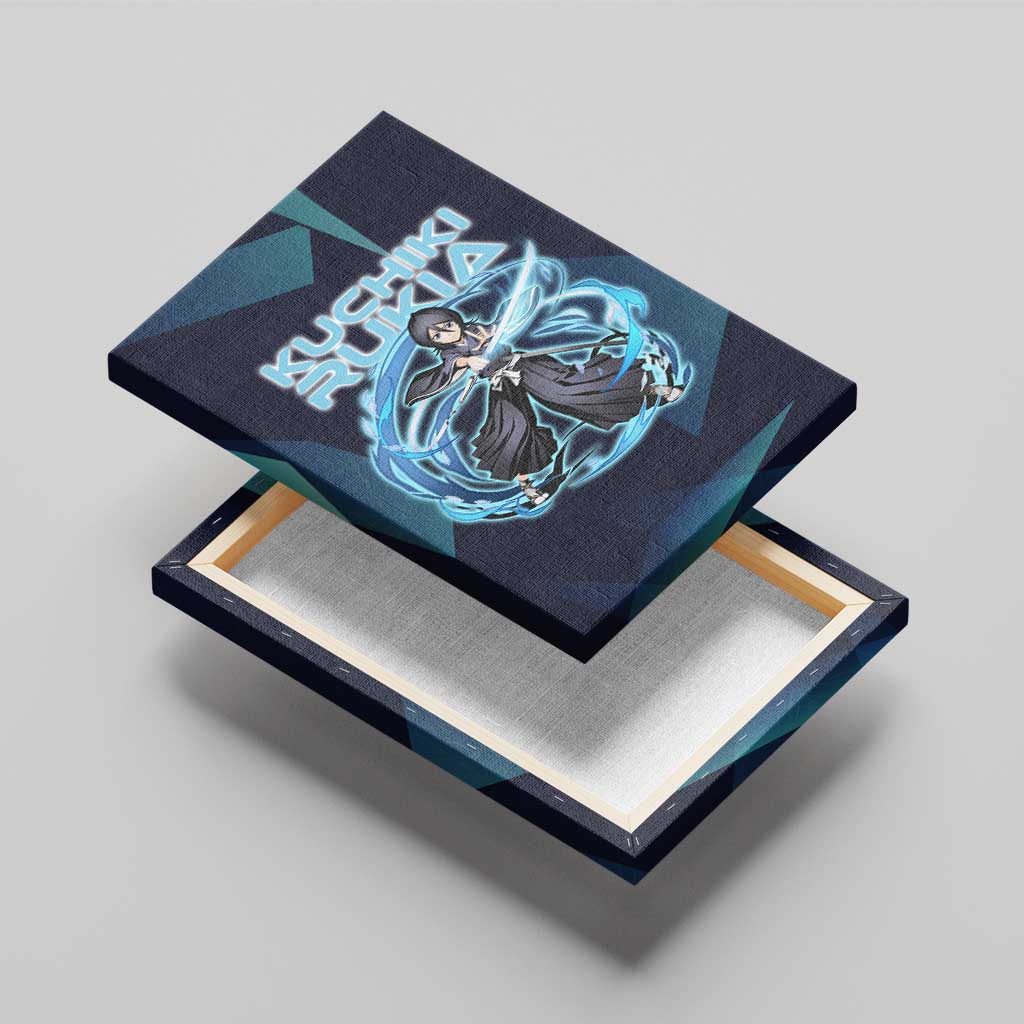Kuchiki Rukia Bleach Canvas Wall Art Frost Aura Anime Energy Style