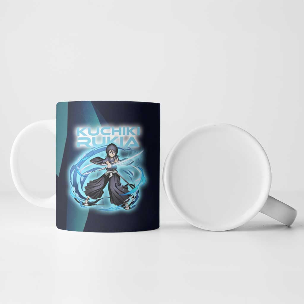 Kuchiki Rukia Bleach Ceramic Mug Frost Aura Anime Energy Style