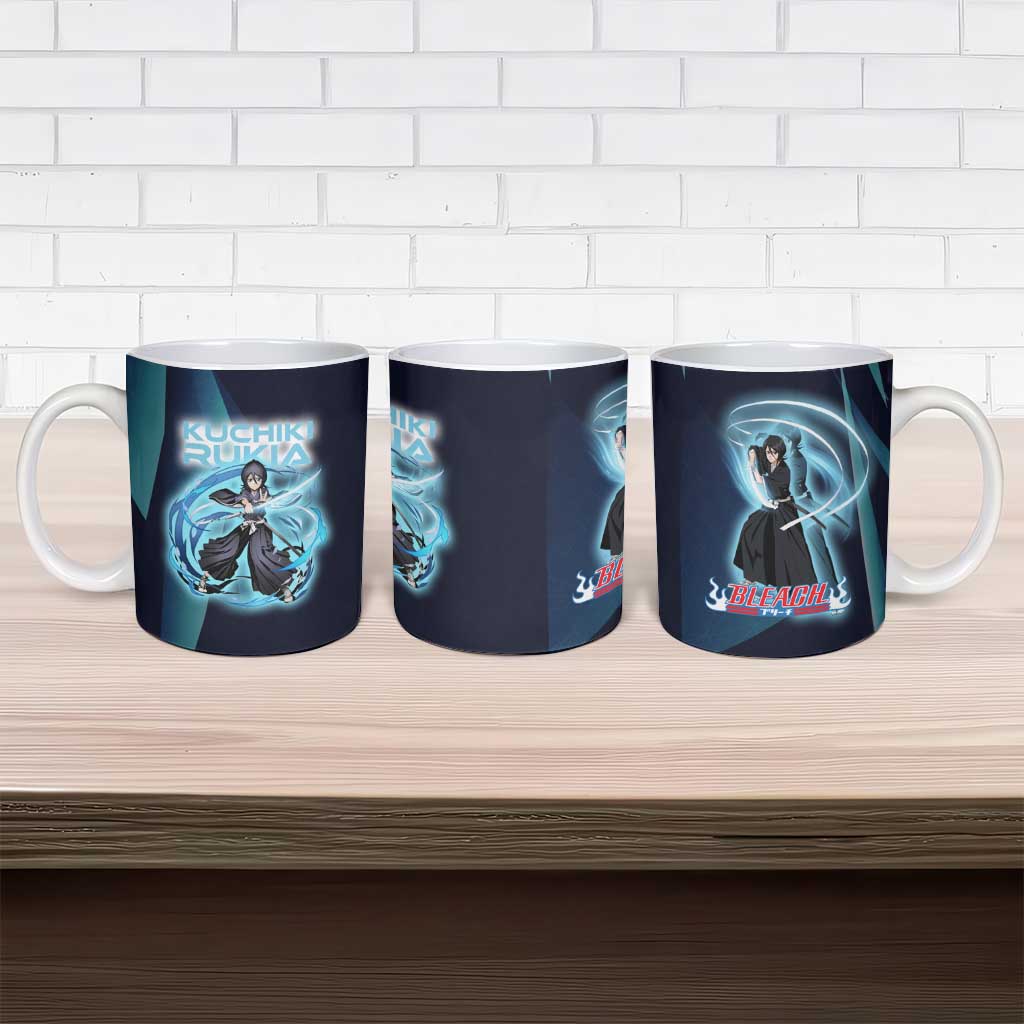 Kuchiki Rukia Bleach Ceramic Mug Frost Aura Anime Energy Style