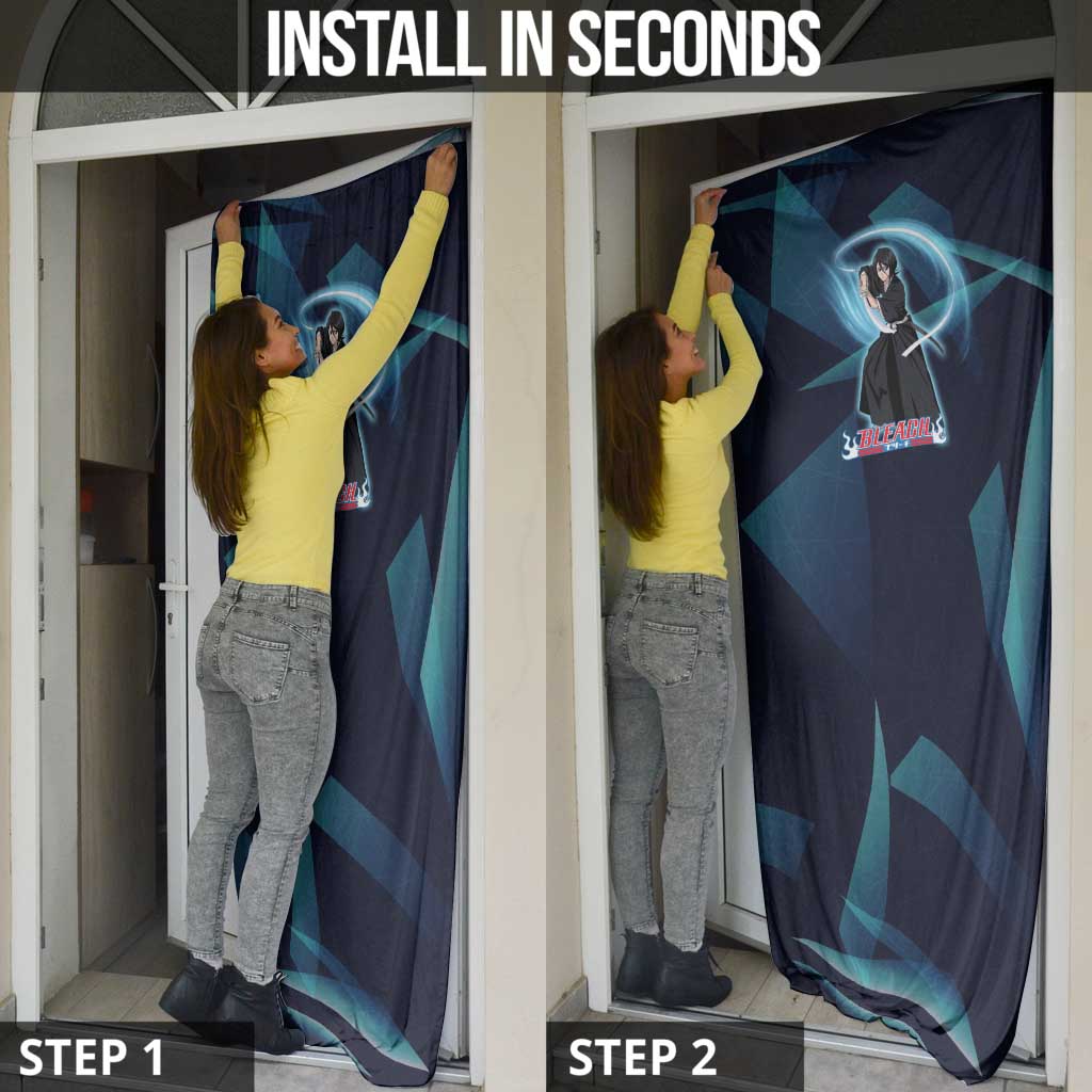 Kuchiki Rukia Bleach Door Cover Frost Aura Anime Energy Style