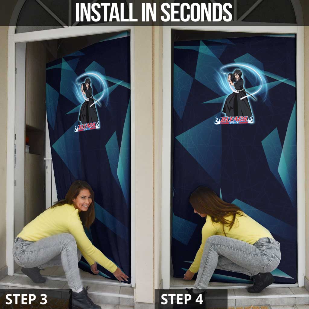 Kuchiki Rukia Bleach Door Cover Frost Aura Anime Energy Style