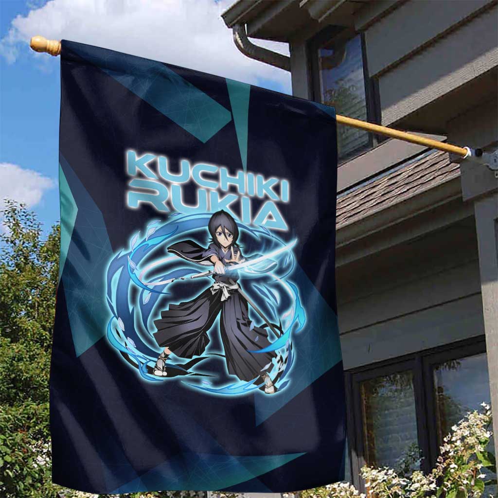 Kuchiki Rukia Bleach Garden Flag Frost Aura Anime Energy Style