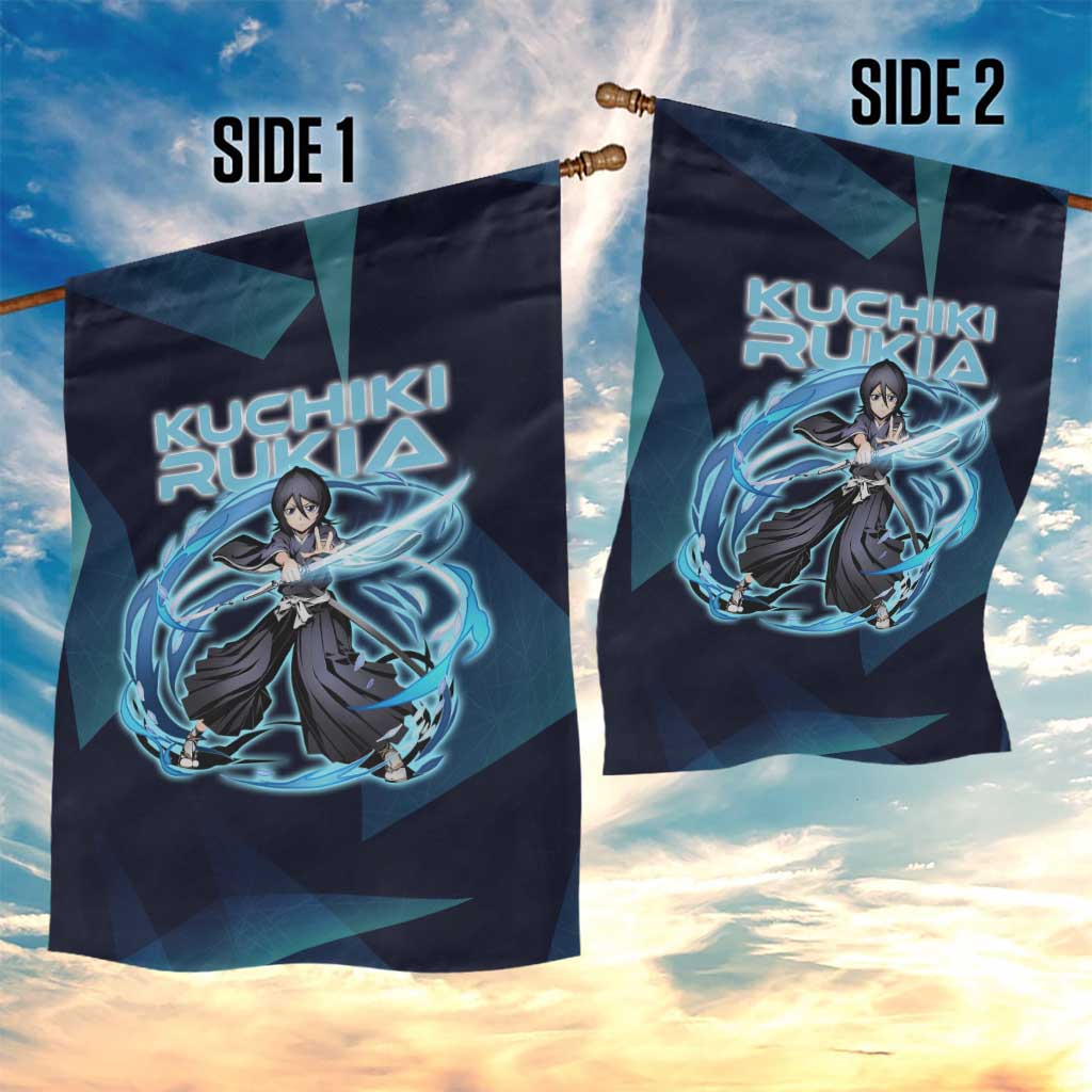 Kuchiki Rukia Bleach Garden Flag Frost Aura Anime Energy Style