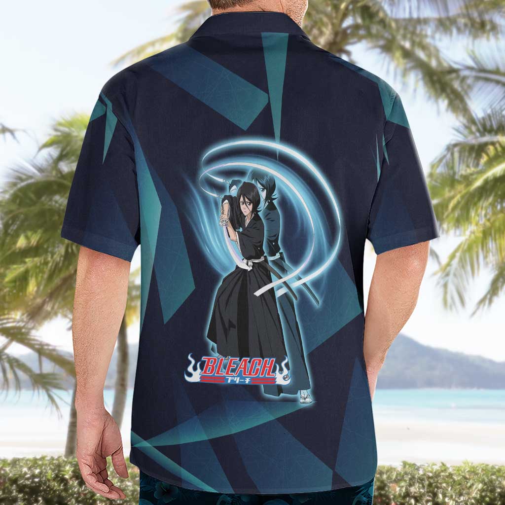 Kuchiki Rukia Bleach Hawaiian Shirt Frost Aura Anime Energy Style