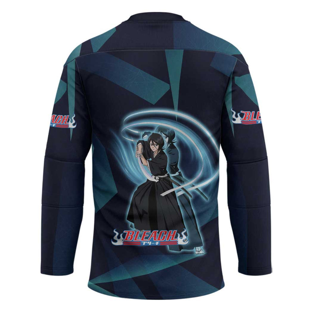Kuchiki Rukia Bleach Hockey Jersey Frost Aura Anime Energy Style