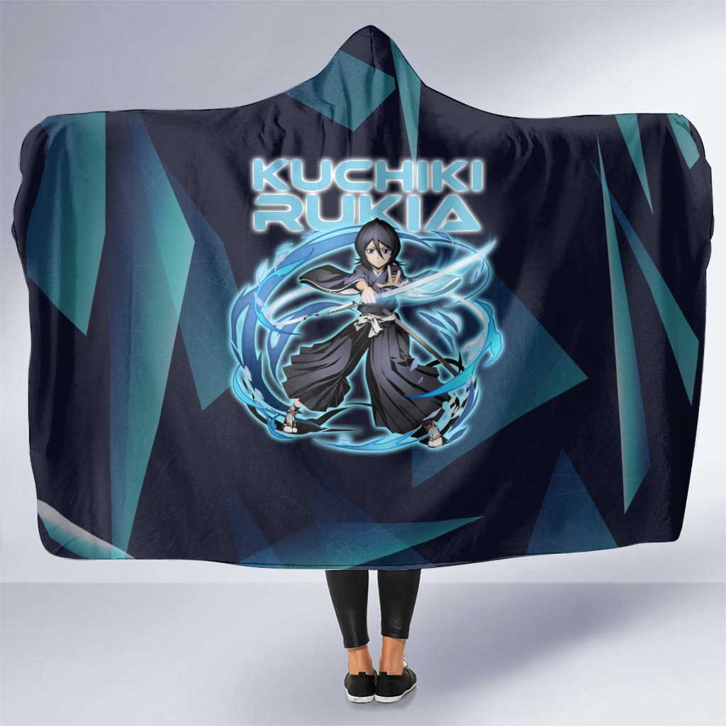 Kuchiki Rukia Bleach Hooded Blanket Frost Aura Anime Energy Style
