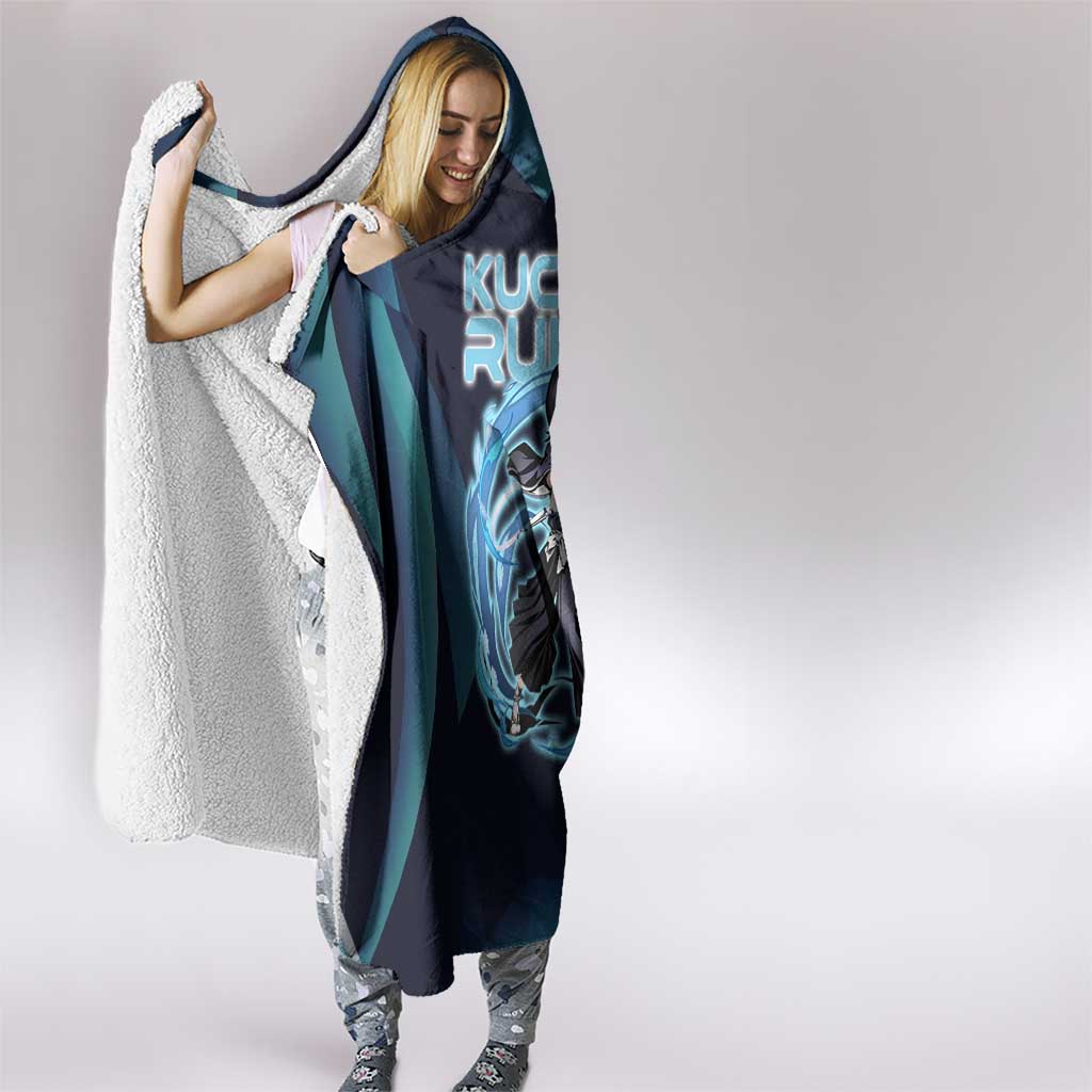 Kuchiki Rukia Bleach Hooded Blanket Frost Aura Anime Energy Style