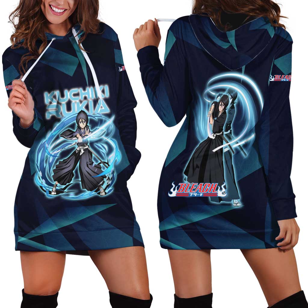 Kuchiki Rukia Bleach Hoodie Dress Frost Aura Anime Energy Style