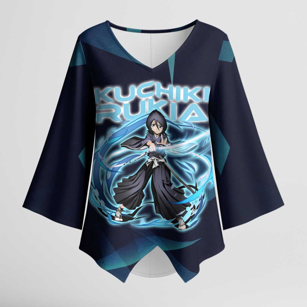 Kuchiki Rukia Bleach Kimono Sleeve Blouse Frost Aura Anime Energy Style