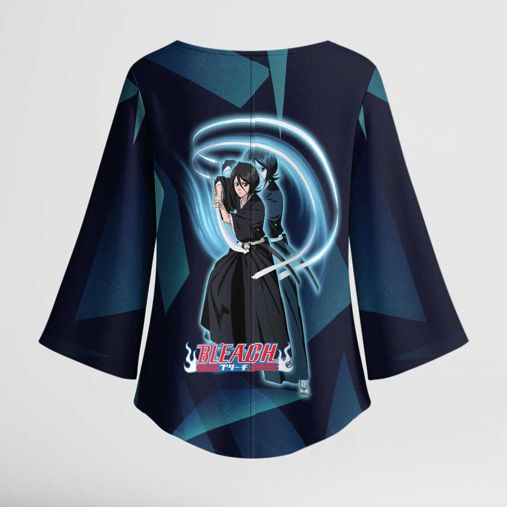 Kuchiki Rukia Bleach Kimono Sleeve Blouse Frost Aura Anime Energy Style