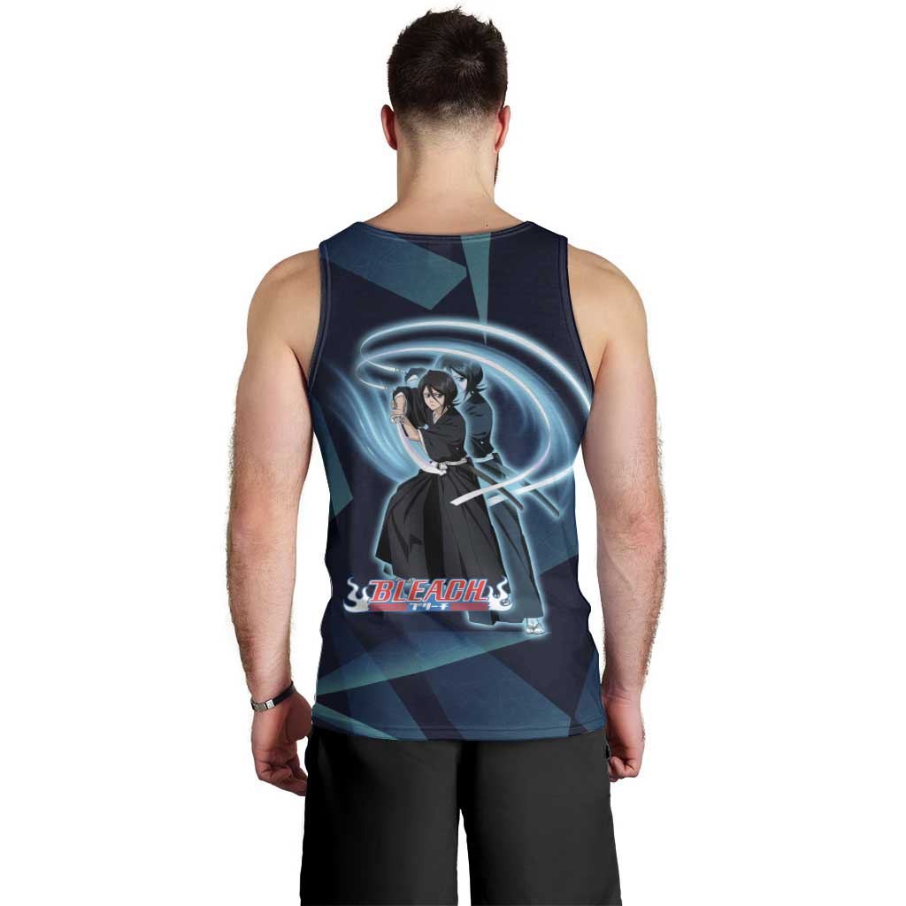 Kuchiki Rukia Bleach Men Tank Top Frost Aura Anime Energy Style