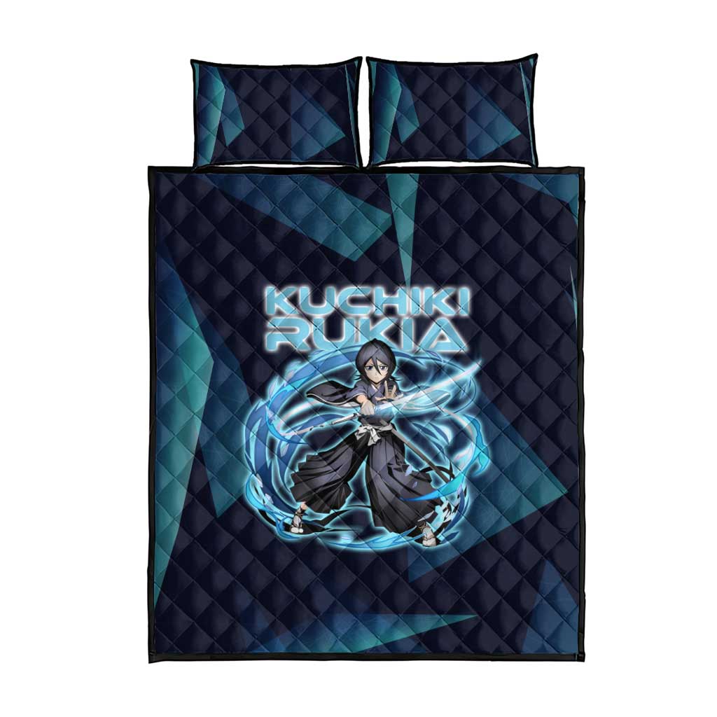 Kuchiki Rukia Bleach Quilt Bed Set Frost Aura Anime Energy Style