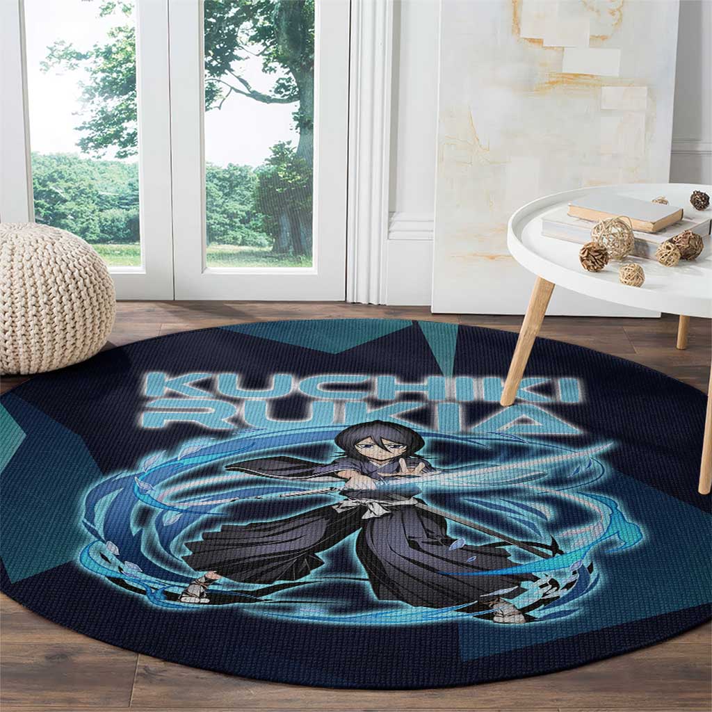 Kuchiki Rukia Bleach Round Carpet Frost Aura Anime Energy Style