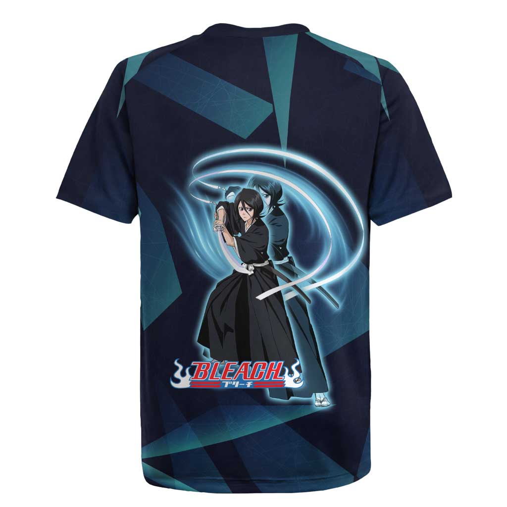 Kuchiki Rukia Bleach Rugby Jersey Frost Aura Anime Energy Style