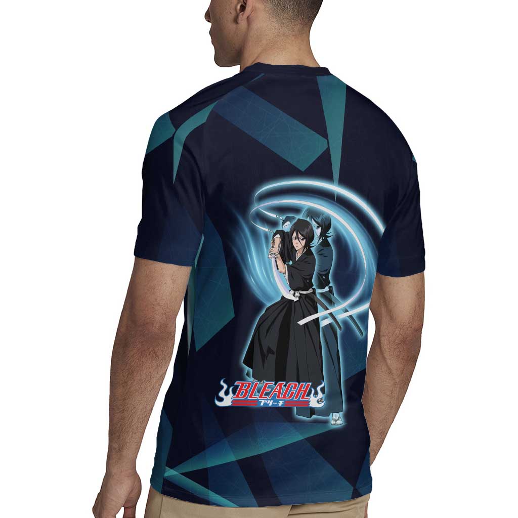 Kuchiki Rukia Bleach Rugby Jersey Frost Aura Anime Energy Style