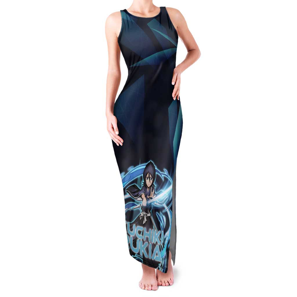 Kuchiki Rukia Bleach Tank Maxi Dress Frost Aura Anime Energy Style