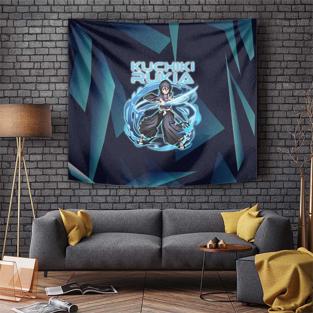 Kuchiki Rukia Bleach Tapestry Frost Aura Anime Energy Style