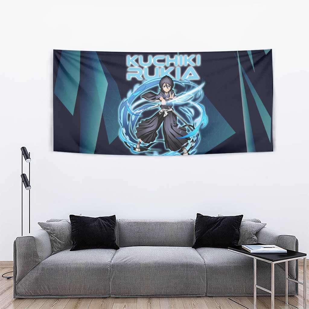 Kuchiki Rukia Bleach Tapestry Frost Aura Anime Energy Style