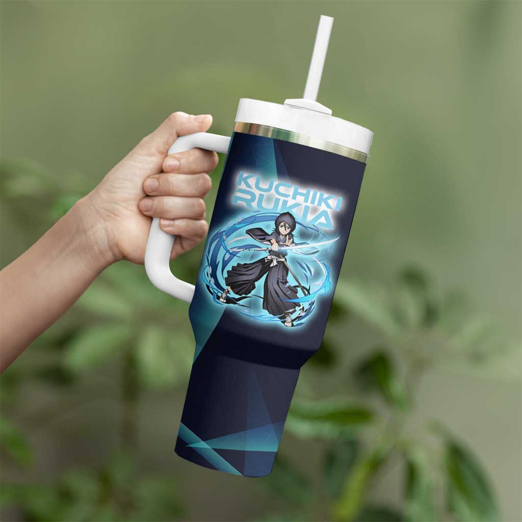 Kuchiki Rukia Bleach Tumbler With Handle Frost Aura Anime Energy Style