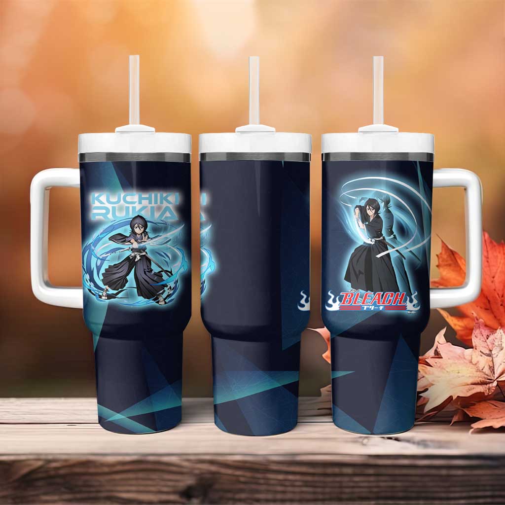 Kuchiki Rukia Bleach Tumbler With Handle Frost Aura Anime Energy Style