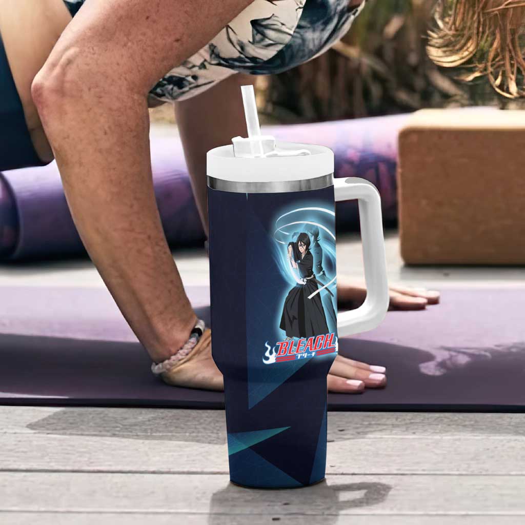 Kuchiki Rukia Bleach Tumbler With Handle Frost Aura Anime Energy Style