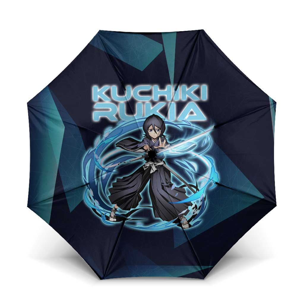 Kuchiki Rukia Bleach Umbrella Frost Aura Anime Energy Style