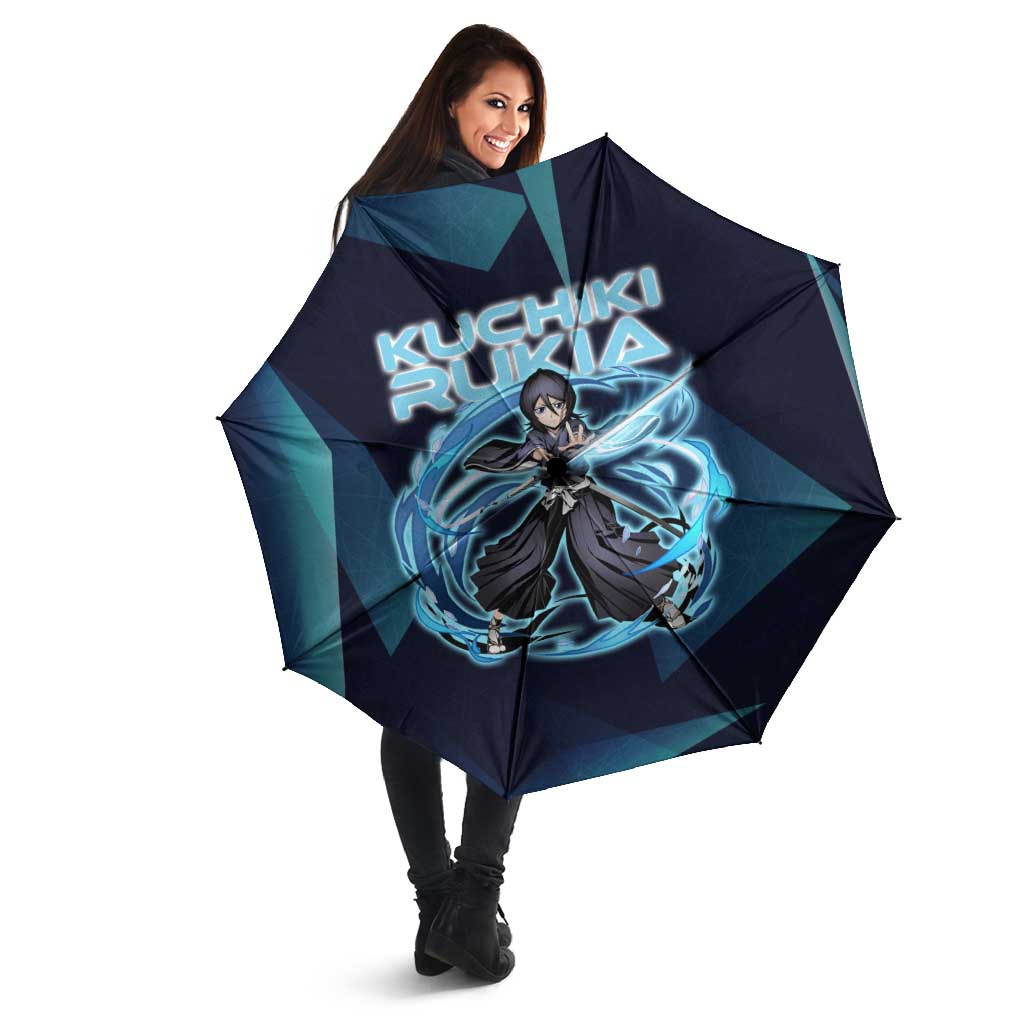 Kuchiki Rukia Bleach Umbrella Frost Aura Anime Energy Style