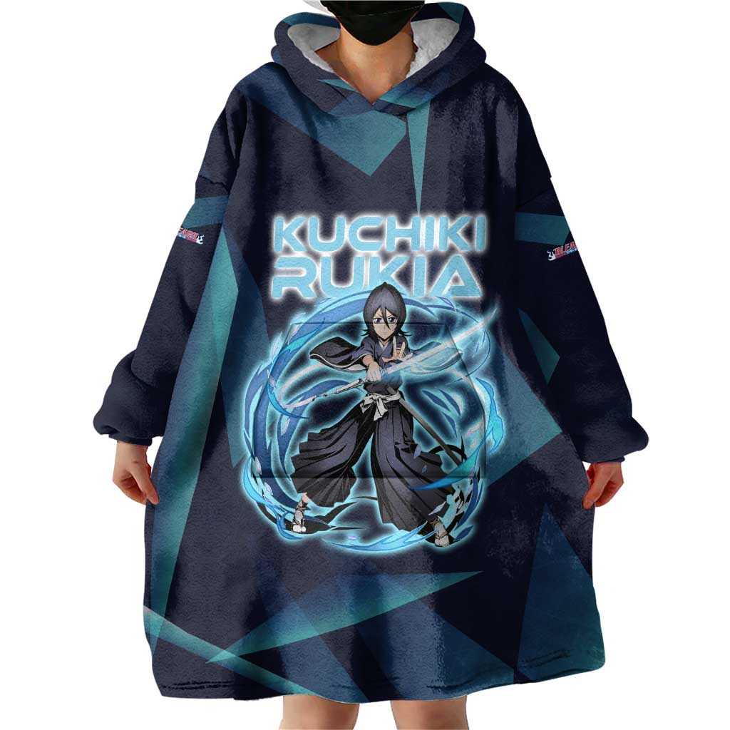 Kuchiki Rukia Bleach Wearable Blanket Hoodie Frost Aura Anime Energy Style