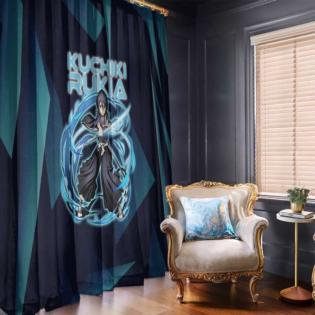 Kuchiki Rukia Bleach Window Curtain Frost Aura Anime Energy Style