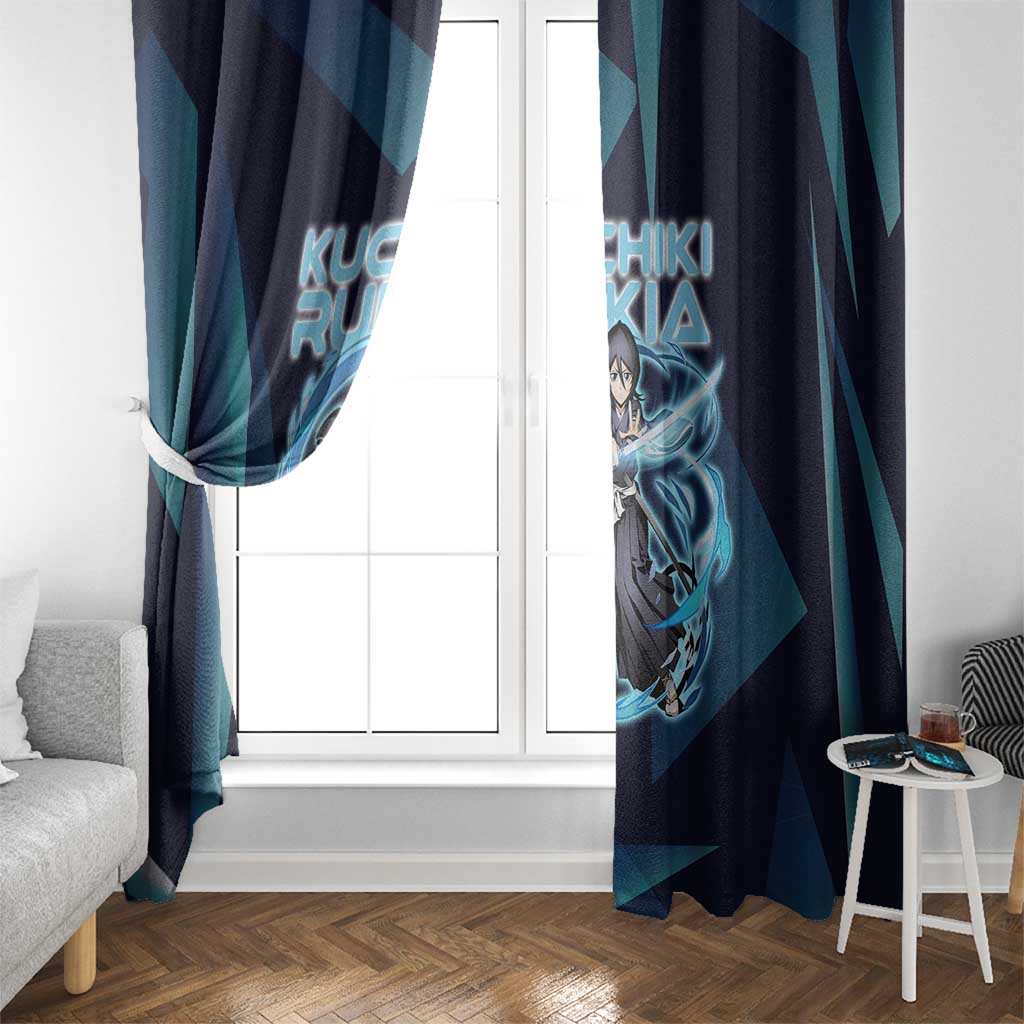 Kuchiki Rukia Bleach Window Curtain Frost Aura Anime Energy Style