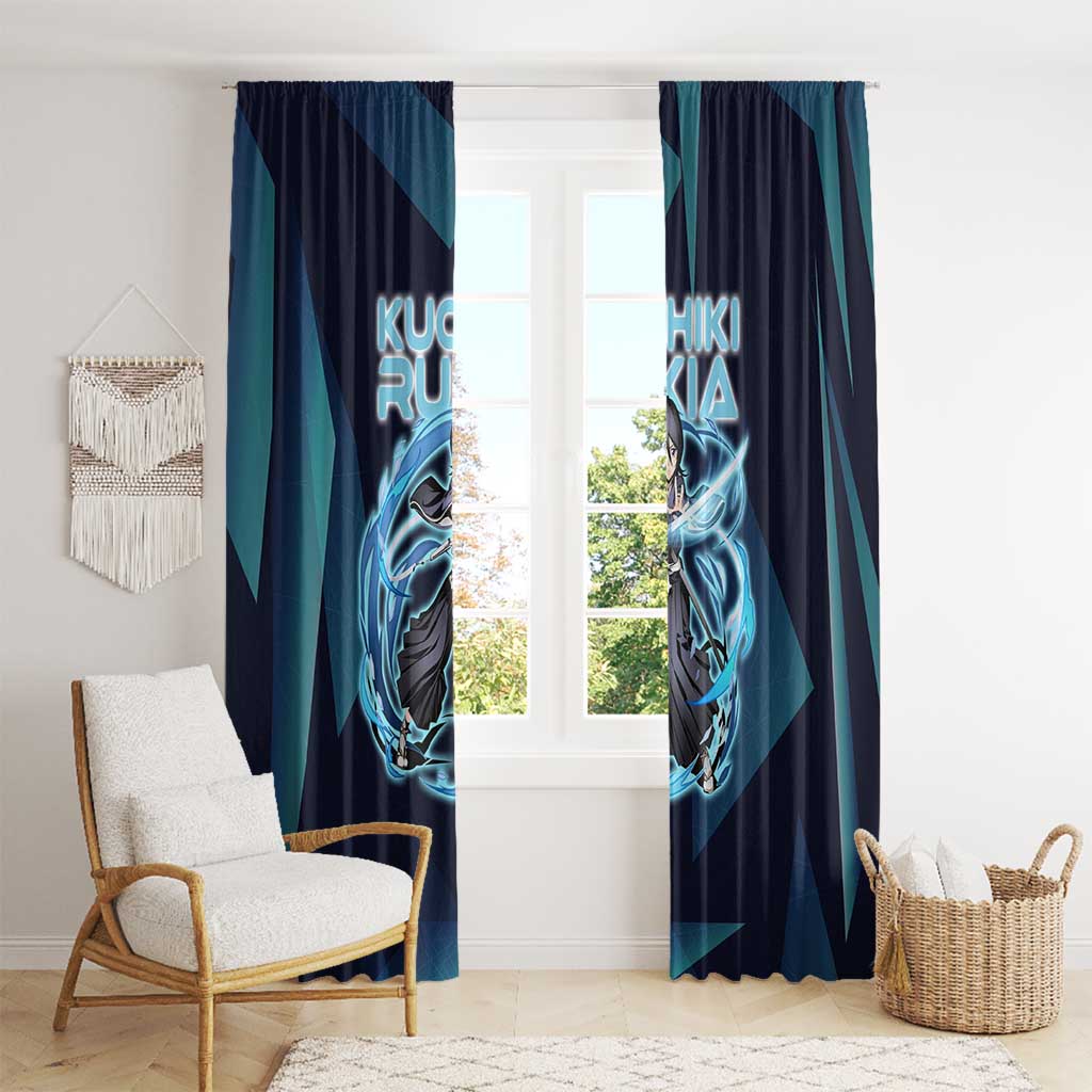 Kuchiki Rukia Bleach Window Curtain Frost Aura Anime Energy Style