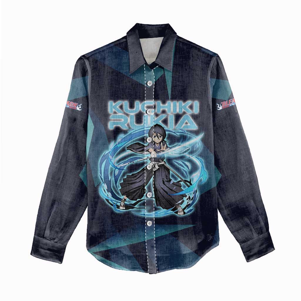 Kuchiki Rukia Bleach Women Casual Shirt Frost Aura Anime Energy Style